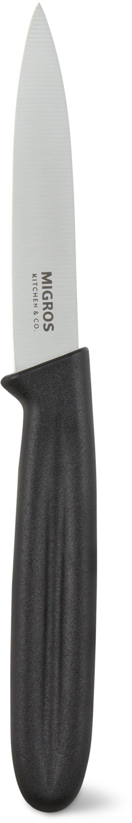 Coltello da verdura senza bordo seghettato